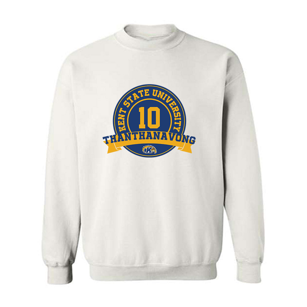 Kent State - NCAA Football : Ethan Thanthanavong - Classic Fashion Shersey Crewneck Sweatshirt-0