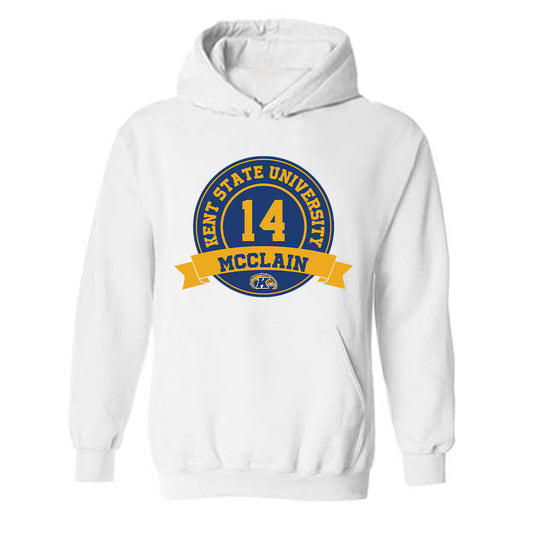 Kent State - NCAA Women's Basketball : DaNia McClain - Classic Fashion Shersey Hooded Sweatshirt-0