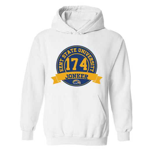 Kent State - NCAA Wrestling : Jake Jonker - Classic Fashion Shersey Hooded Sweatshirt-0