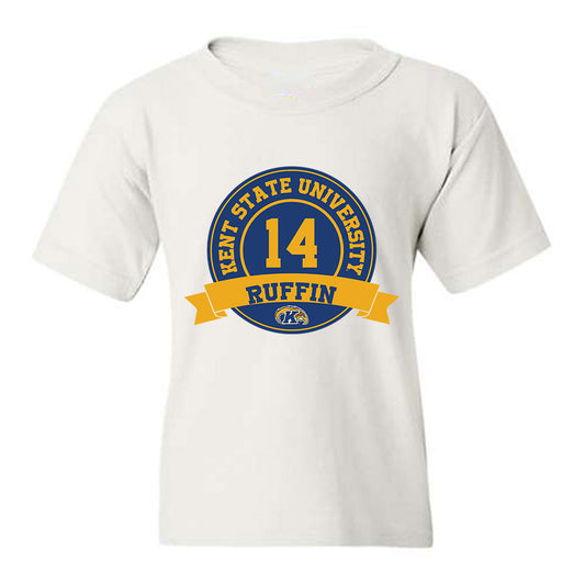 Kent State - NCAA Football : Deante Ruffin - Classic Fashion Shersey Youth T-Shirt-0