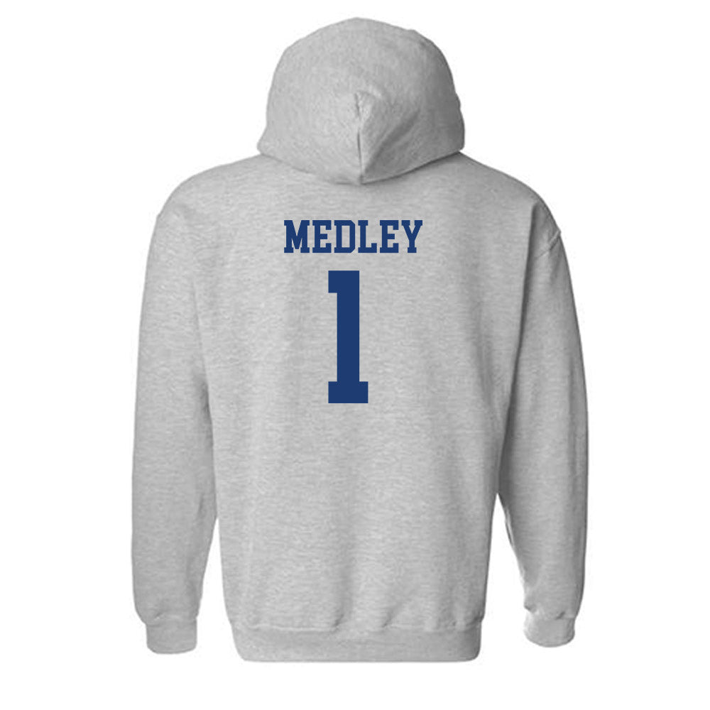 Kent State - NCAA Men's Basketball : Cian Medley - Classic Fashion Shersey Hooded Sweatshirt-1