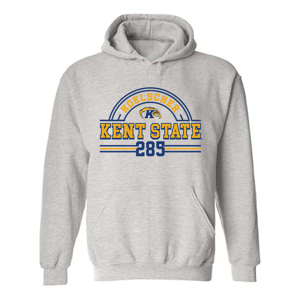 Kent State - NCAA Wrestling : Billy Hoelscher - Classic Fashion Shersey Hooded Sweatshirt-0
