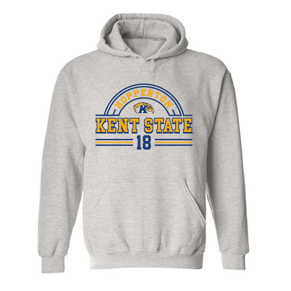Kent State - NCAA Football : Hunter Hopperton - Classic Fashion Shersey Hooded Sweatshirt-0