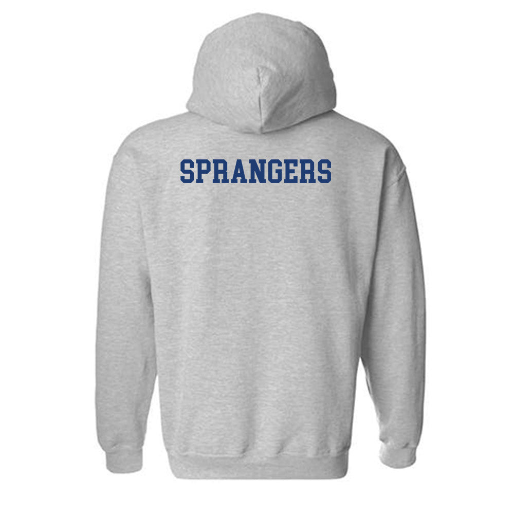 Kent State - NCAA Men's Track & Field : Hunter Sprangers - Classic Fashion Shersey Hooded Sweatshirt-1