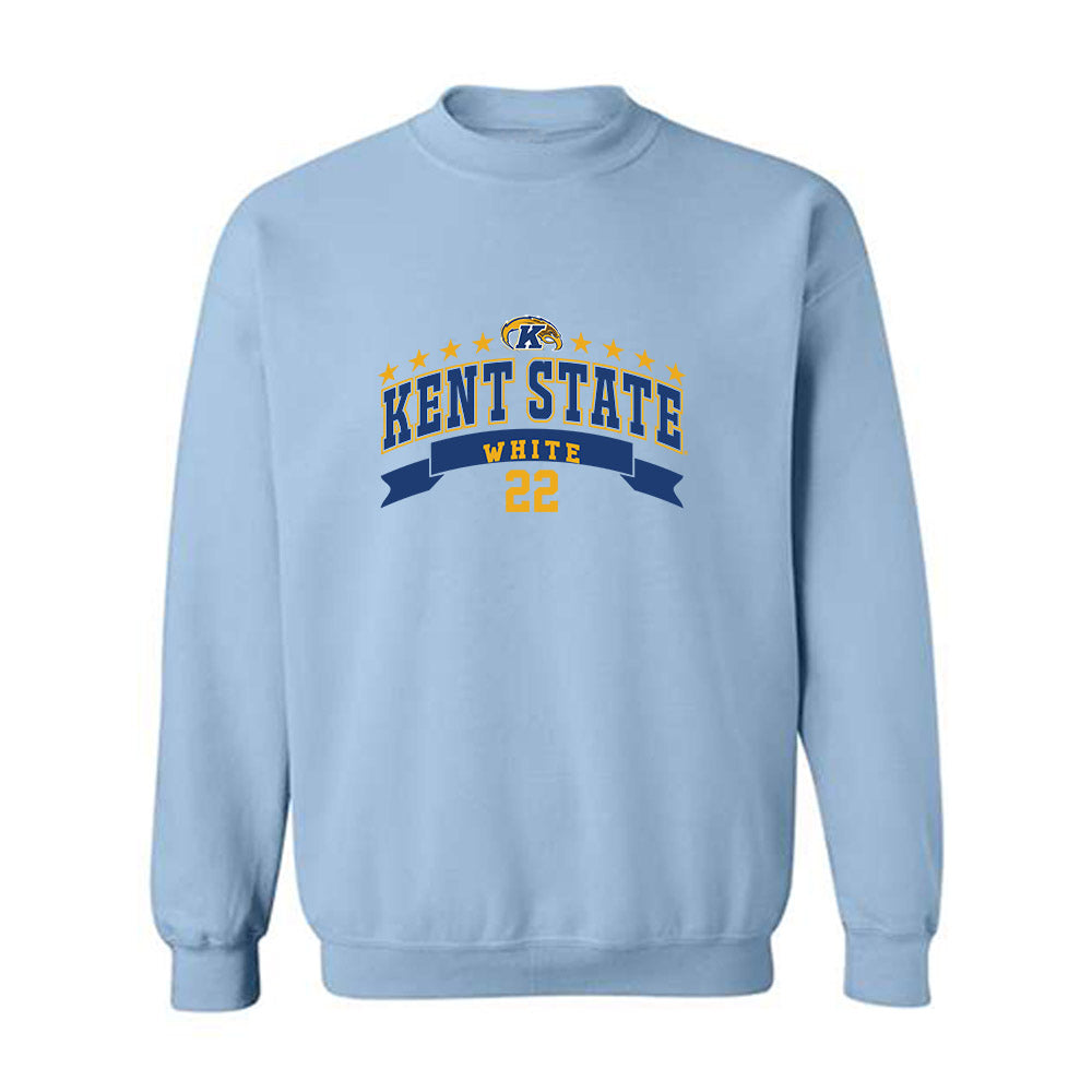 Kent State - NCAA Football : Brandon White - Classic Fashion Shersey Crewneck Sweatshirt-0