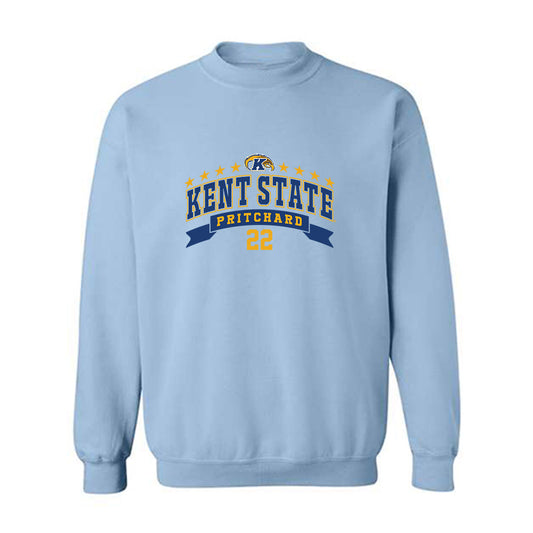 Kent State - NCAA Football : Davion Pritchard - Classic Fashion Shersey Crewneck Sweatshirt-0