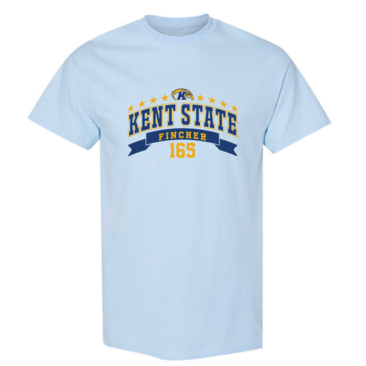 Kent State - NCAA Wrestling : Jordan Fincher - Classic Fashion Shersey T-Shirt-0