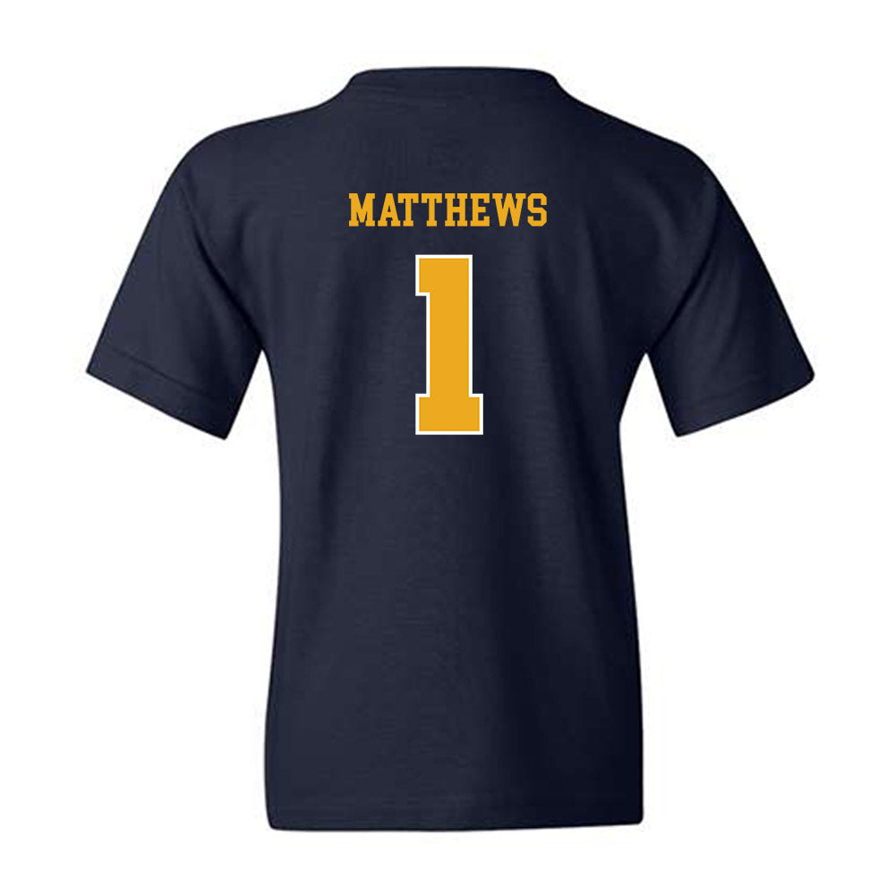 Kent State - NCAA Baseball : Luke Matthews - Classic Shersey Youth T-Shirt-1