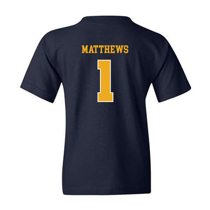 Kent State - NCAA Baseball : Luke Matthews - Classic Shersey Youth T-Shirt-1