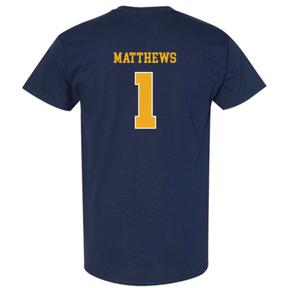 Kent State - NCAA Baseball : Luke Matthews - Classic Shersey T-Shirt-1