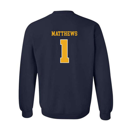 Kent State - NCAA Baseball : Luke Matthews - Classic Shersey Crewneck Sweatshirt-1