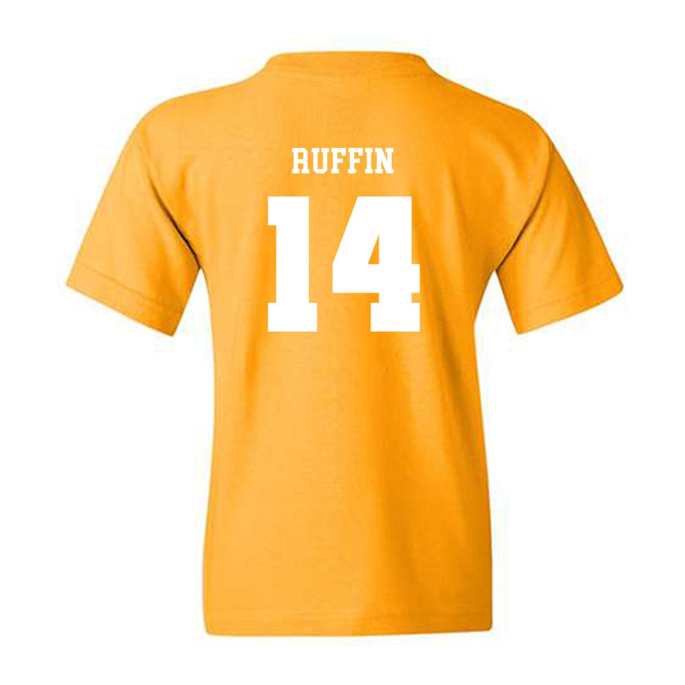 Kent State - NCAA Football : Deante Ruffin - Classic Shersey Youth T-Shirt-1