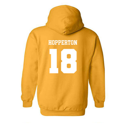 Kent State - NCAA Football : Hunter Hopperton - Classic Shersey Hooded Sweatshirt-1