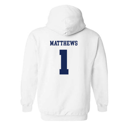 Kent State - NCAA Baseball : Luke Matthews - Classic Shersey Hooded Sweatshirt-1