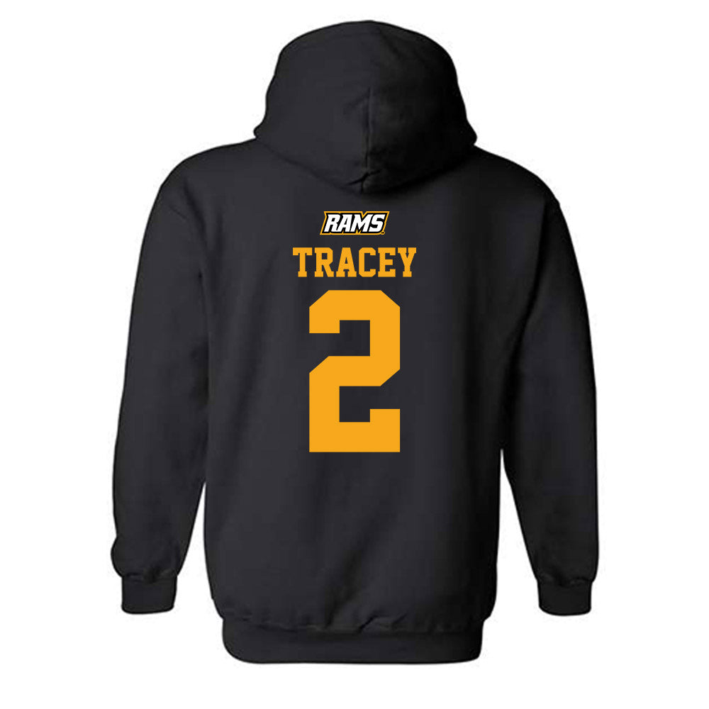 VCU - NCAA Men's Basketball : Jadrian Tracey - Sports Shersey Hooded Sweatshirt-1