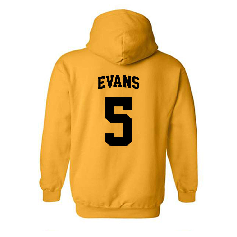 VCU - NCAA Men's Basketball : Barry Evans - Sports Shersey Hooded Sweatshirt-1