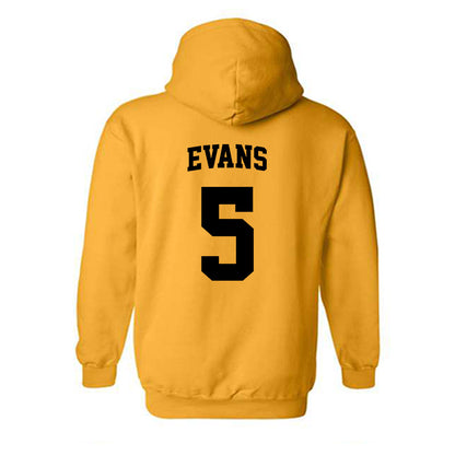 VCU - NCAA Men's Basketball : Barry Evans - Sports Shersey Hooded Sweatshirt-1