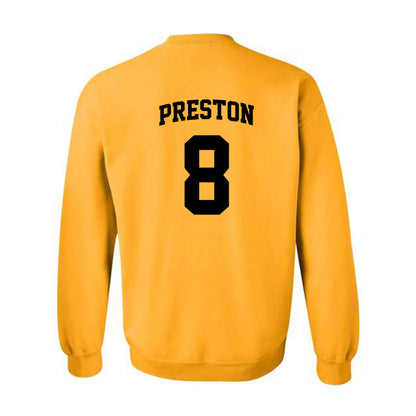 VCU - NCAA Women's Basketball : Daija Preston - Sports Shersey Crewneck Sweatshirt-1