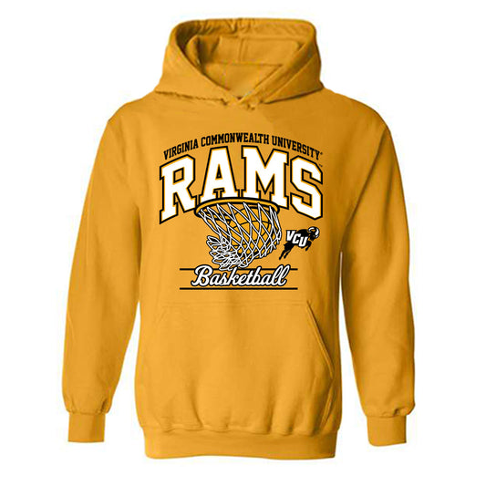 VCU - NCAA Men's Basketball : Collin Ross - Sports Shersey Hooded Sweatshirt-0