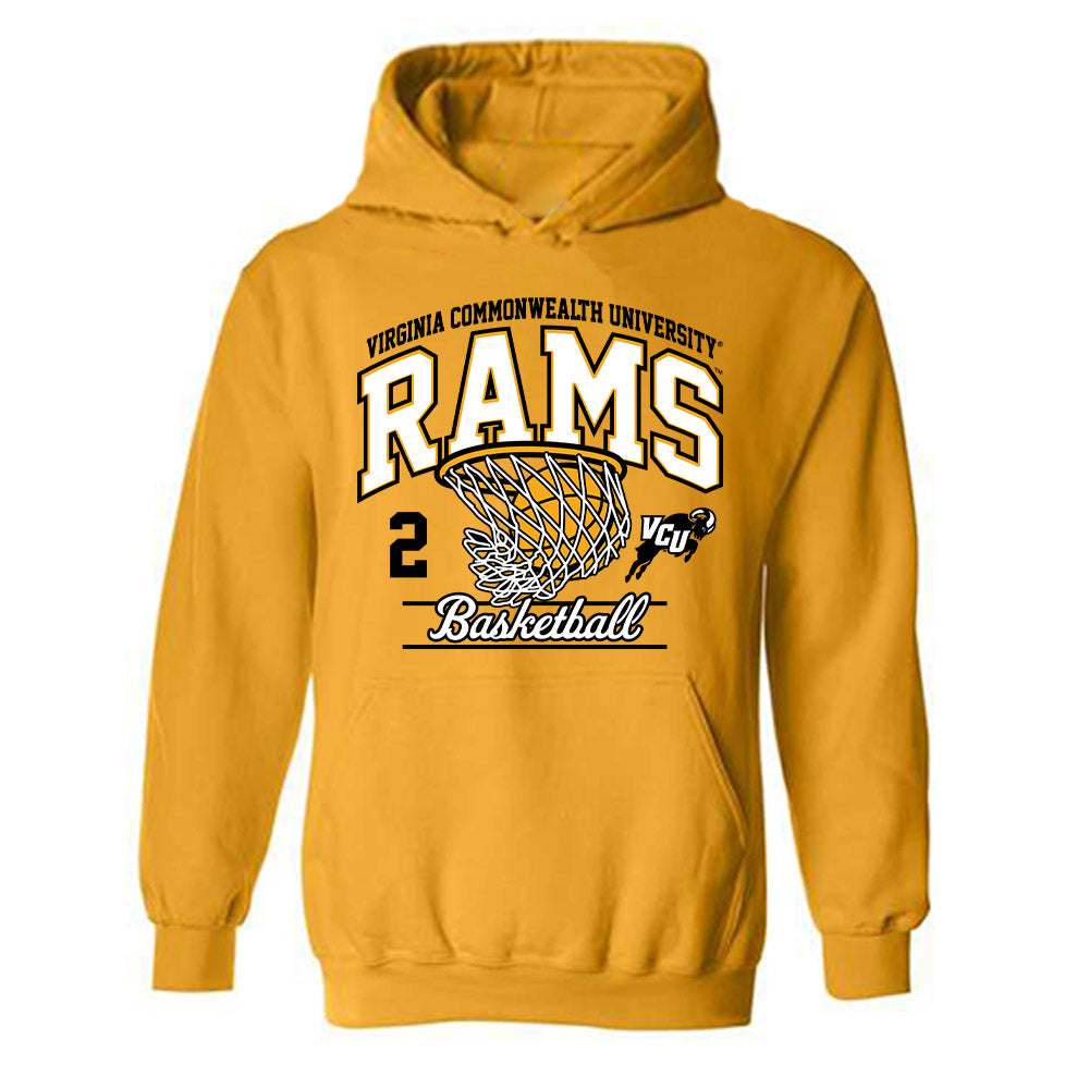 VCU - NCAA Men's Basketball : Sammy Jackson - Sports Shersey Hooded Sweatshirt-0