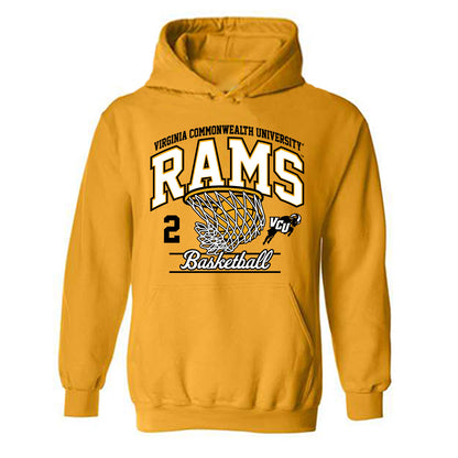 VCU - NCAA Men's Basketball : Sammy Jackson - Sports Shersey Hooded Sweatshirt-0