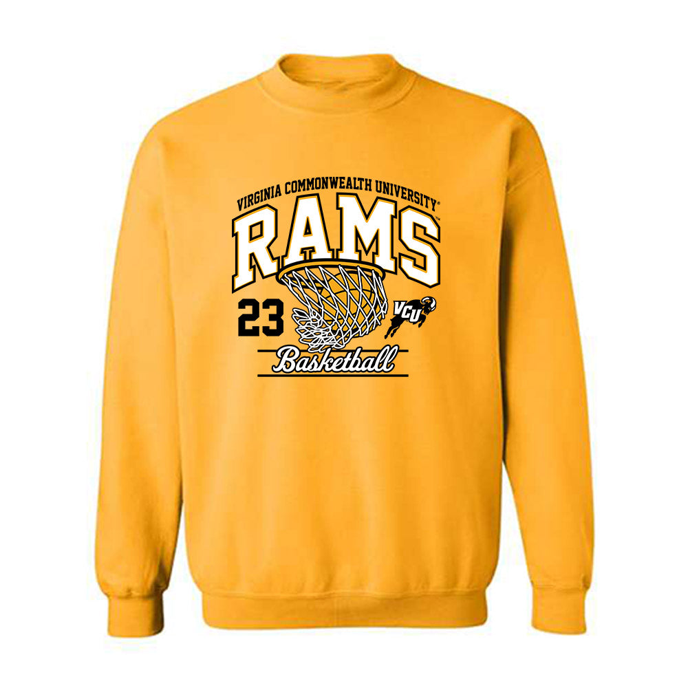 VCU - NCAA Men's Basketball : Joshua Wyche - Sports Shersey Crewneck Sweatshirt-0