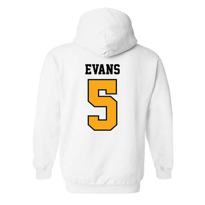 VCU - NCAA Men's Basketball : Barry Evans - Sports Shersey Hooded Sweatshirt-1