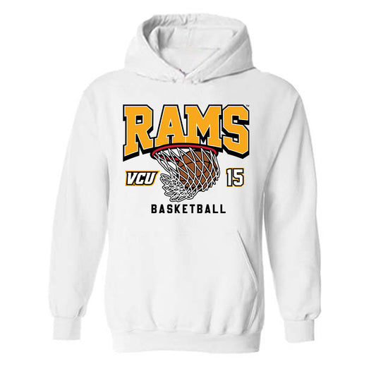 VCU - NCAA Men's Basketball : Tyrell Ward - Sports Shersey Hooded Sweatshirt-0
