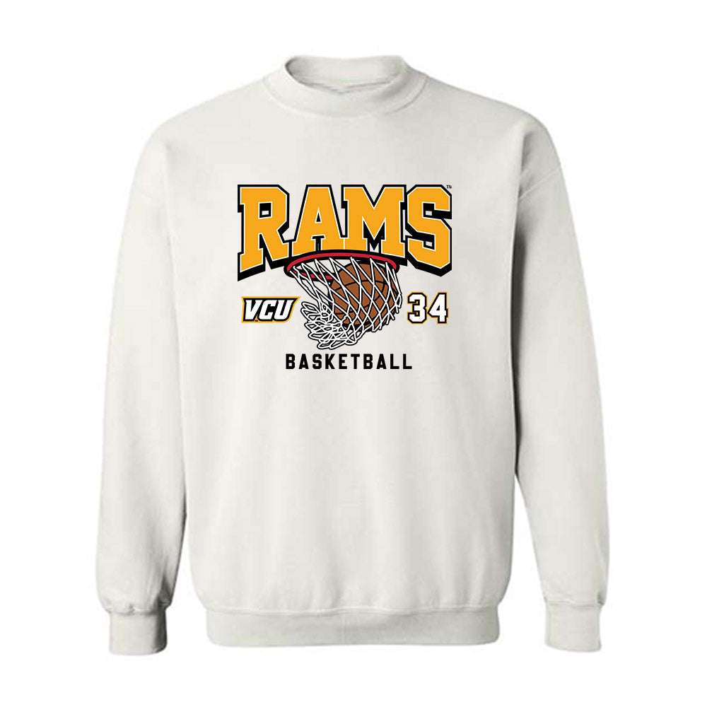 VCU - NCAA Women's Basketball : Katarina Knezevic - Sports Shersey Crewneck Sweatshirt-0
