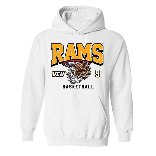 VCU - NCAA Men's Basketball : Stefan Plisnic - Sports Shersey Hooded Sweatshirt-0