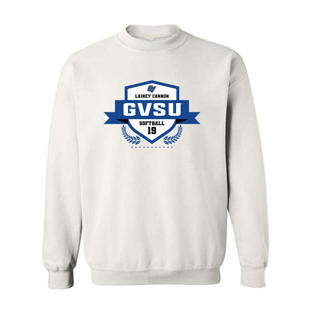 Grand Valley - NCAA Softball : Lainey Cannon - Classic Fashion Shersey Crewneck Sweatshirt-0