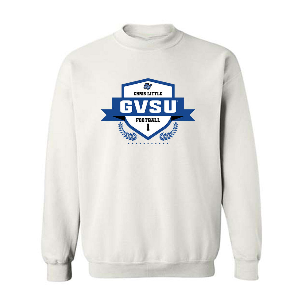 Grand Valley - NCAA Football : Chris Little - Classic Fashion Shersey Crewneck Sweatshirt-0