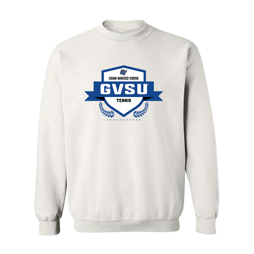 Grand Valley - NCAA Men's Tennis : Chimo Minguez Ribera - Classic Fashion Shersey Crewneck Sweatshirt-0