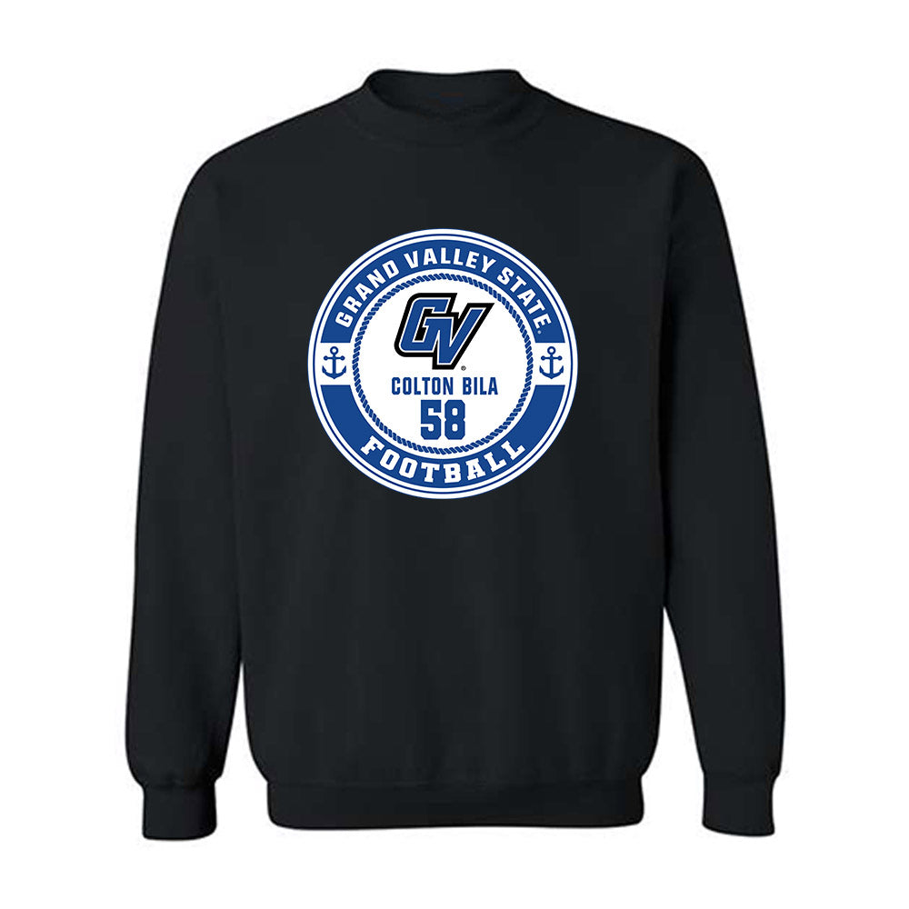 Grand Valley - NCAA Football : Colton Bila - Classic Fashion Shersey Crewneck Sweatshirt-0