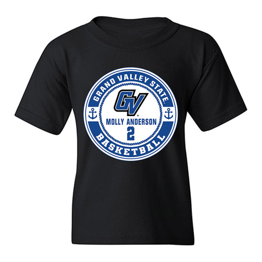 Grand Valley - NCAA Women's Basketball : Molly Anderson - Classic Fashion Shersey Youth T-Shirt-0