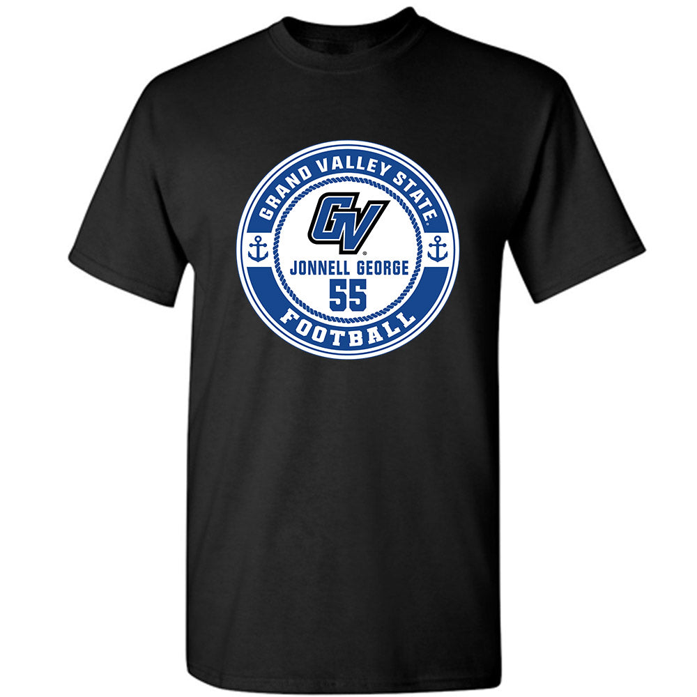 Grand Valley - NCAA Football : Jonnell George - Classic Fashion Shersey T-Shirt-0