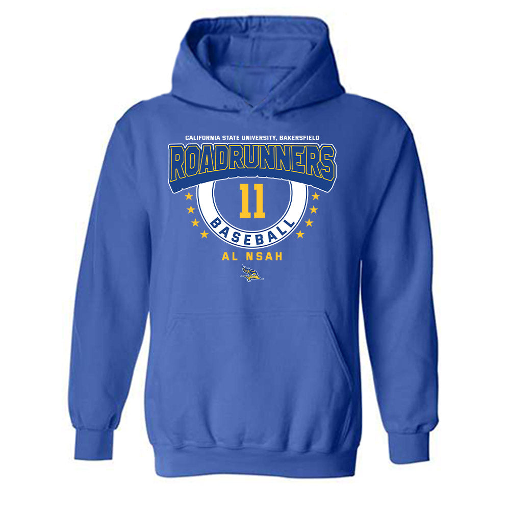 CSU Bakersfield - NCAA Baseball : Al Nsah - Classic Fashion Shersey Hooded Sweatshirt-0