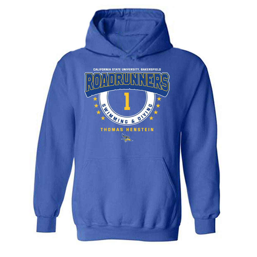 CSU Bakersfield - NCAA Men's Swimming & Diving : Thomas Henstein - Classic Fashion Shersey Hooded Sweatshirt