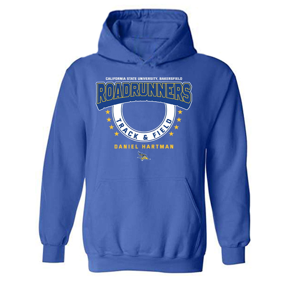 CSU Bakersfield - NCAA Men's Track & Field : Daniel Hartman - Classic Fashion Shersey Hooded Sweatshirt-0