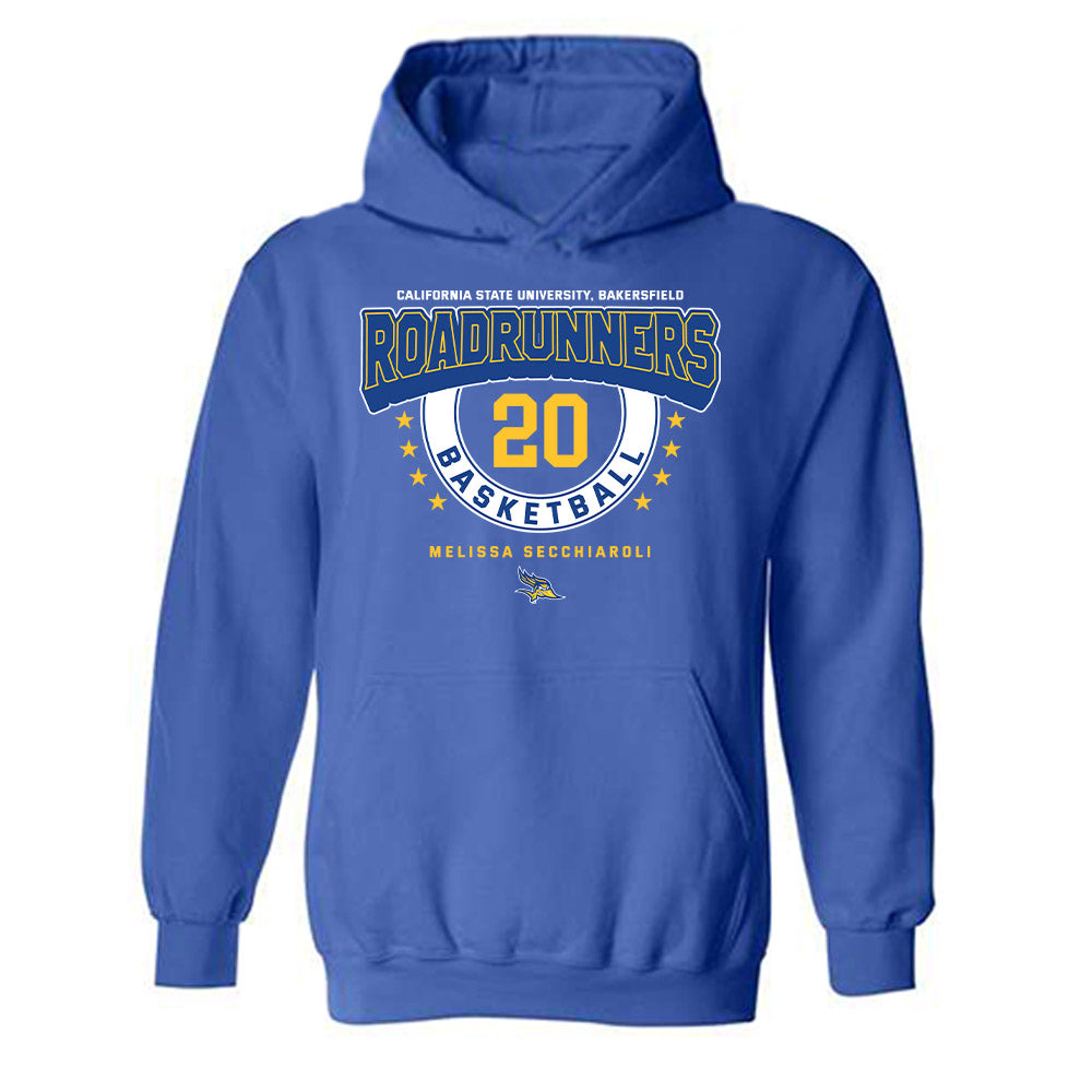 CSU Bakersfield - NCAA Women's Basketball : Melissa Secchiaroli - Classic Fashion Shersey Hooded Sweatshirt