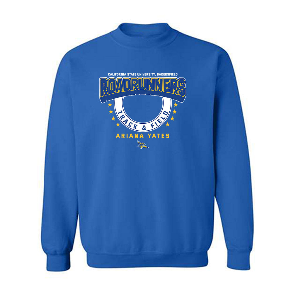  - NCAA Women's Track & Field : Ariana Yates - Classic Fashion Shersey Crewneck Sweatshirt-0