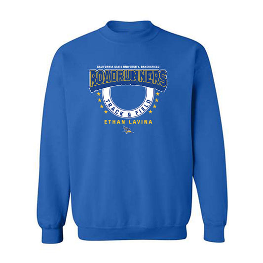 CSU Bakersfield - NCAA Men's Track & Field : Ethan Lavina - Classic Fashion Shersey Crewneck Sweatshirt