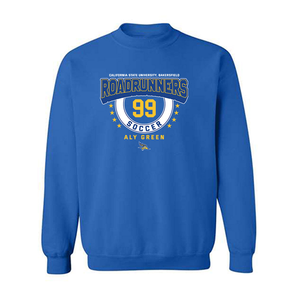 CSU Bakersfield - NCAA Women's Soccer : Aly Green - Classic Fashion Shersey Crewneck Sweatshirt-0