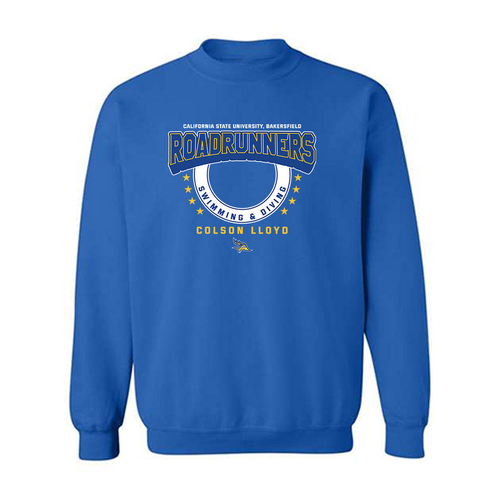 CSU Bakersfield - NCAA Men's Swimming & Diving : Colson Lloyd - Classic Fashion Shersey Crewneck Sweatshirt-0
