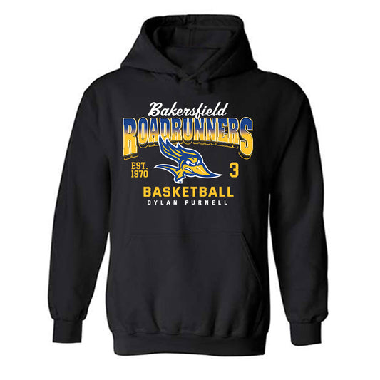CSU Bakersfield - NCAA Men's Basketball : Dylan Purnell - Classic Fashion Shersey Hooded Sweatshirt-0