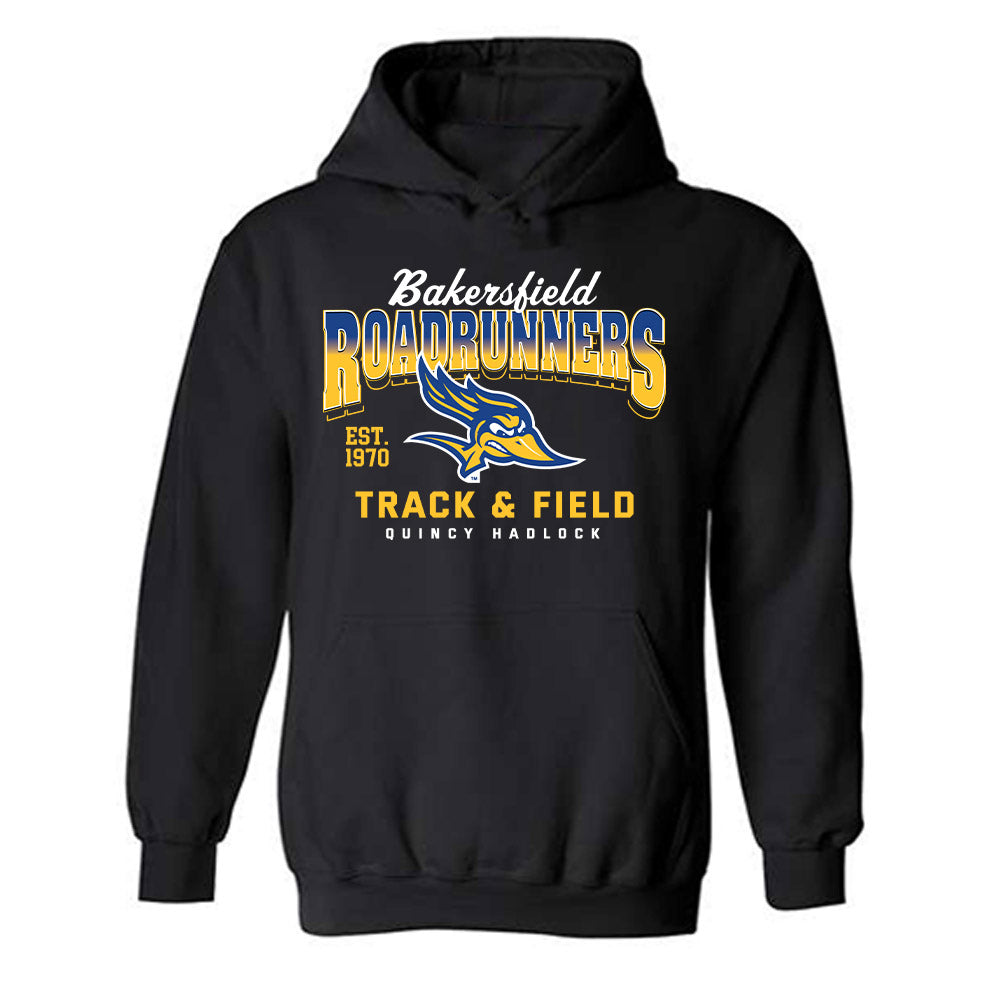 CSU Bakersfield - NCAA Women's Track & Field : Quincy Hadlock - Classic Fashion Shersey Hooded Sweatshirt-0