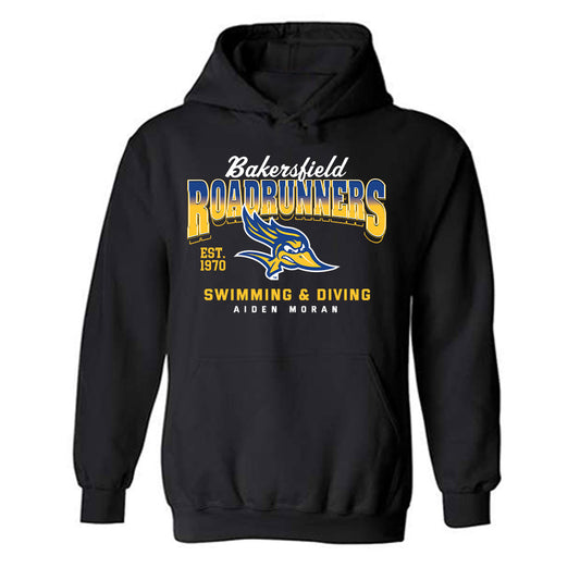 CSU Bakersfield - NCAA Men's Swimming & Diving : Aiden Moran - Classic Fashion Shersey Hooded Sweatshirt-0