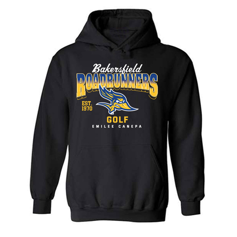 CSU Bakersfield - NCAA Women's Golf : Emilee Canepa - Classic Fashion Shersey Hooded Sweatshirt