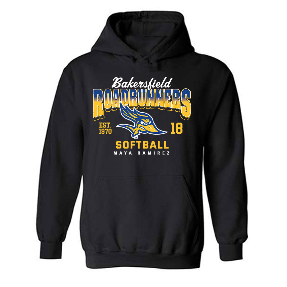 CSU Bakersfield - NCAA Softball : Maya Ramirez - Classic Fashion Shersey Hooded Sweatshirt-0