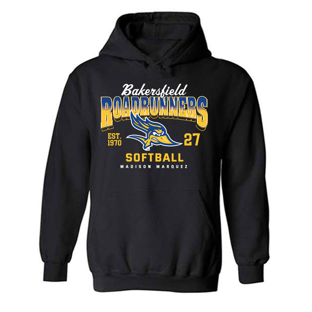 CSU Bakersfield - NCAA Softball : Madison Marquez - Classic Fashion Shersey Hooded Sweatshirt-0